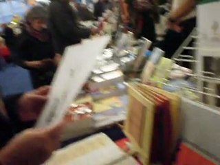 signature de mes portfolios au salon du livre de 2011