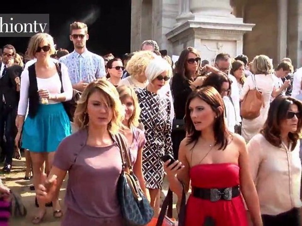 Fashion's A-Listers at Roberto Cavalli Spring 2012 MFW | FTV