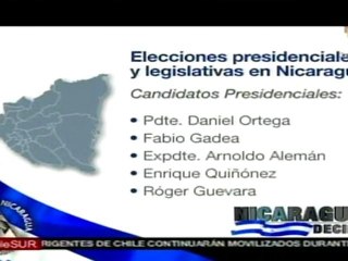 Nicaragua elige hoy a nuevo presidente y otras autoridades