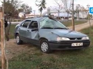 Trafik Kazasında Ölümden Döndüler