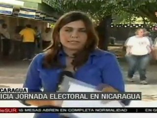 Elecciones continúan en total normalidad en Nicaragua