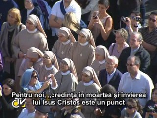 Papa: „Vom fi judecaţi despre iubirea practicată în viaţă”