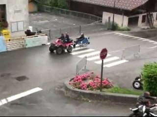 Remontée des caisses encore roulantes après essai