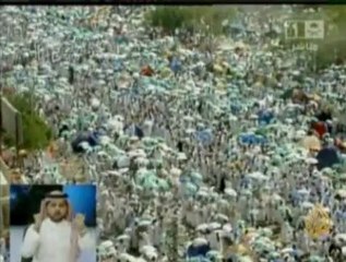 توافد الحجاج إلى صعيد عرفة