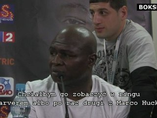 Toney to Lebedev: "No girls, Denis"