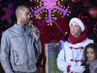Tony Parker lance la saison de Noël 2011 à Disneyland Paris