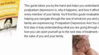 postpartum depression help - treating postpartum depression