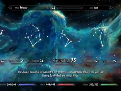 The Elder Scrolls V: Skyrim, wprowadzenie do gry, cz. 1/3 (lektor: Henryk Talar).