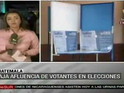 Se emite primer boletín sobre elecciones en Guatemala