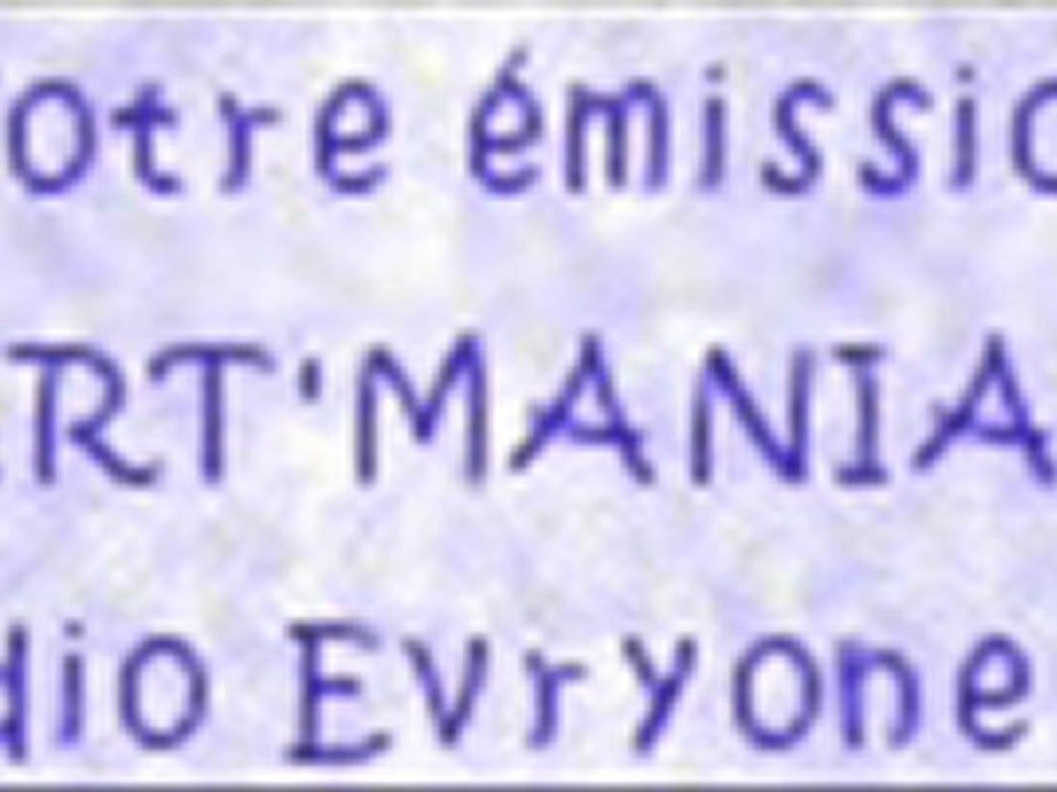 Emission Art'maniac 01-04-11 Influences orientales -hommage au Japon