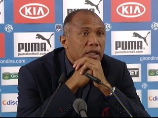 Conférence de presse après Bordeaux-Paris SG