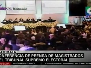 Ex general Otto Pérez es virtual vencedor de Guatemala