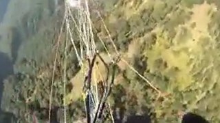 Himalayan paraglider collides with bird and crashes