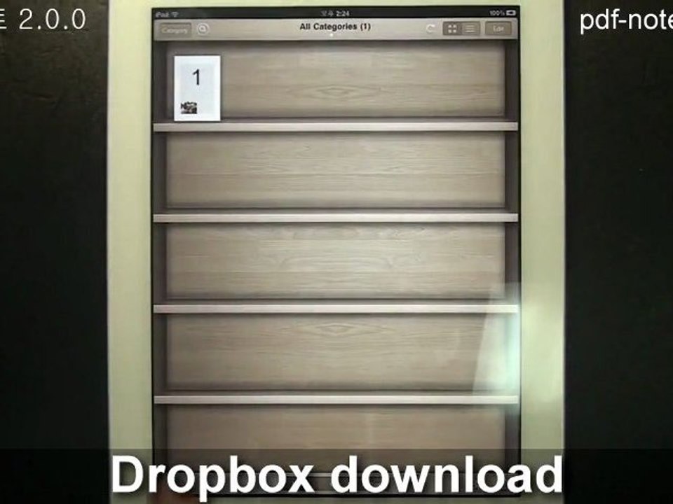 pdf-notes for iPad 2.0.0 (22 July 2011)