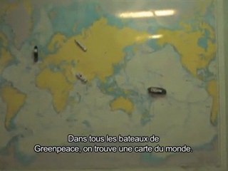 Chris à bord de l'Arctic Sunrise