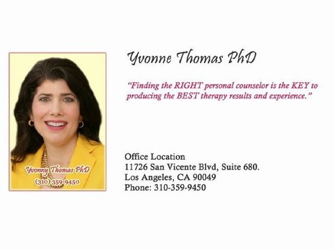 Individual Therapist Los Angeles (310) 359-9450 - Psychologist Dr. Thomas