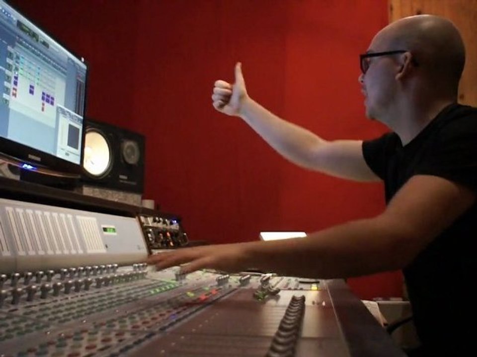 Les chanteurs en studio