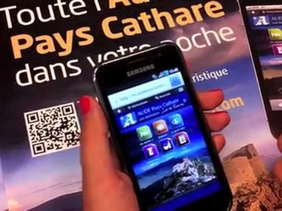 Présentation de http://m.audetourisme.com, le site web mobile de l'Aude Pays Cathare
