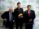 Cristiano Ronaldo recibe su 'Bota de Oro'