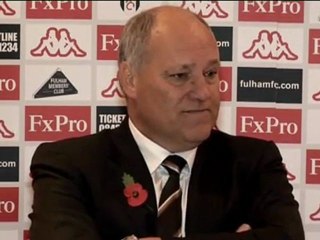 Martin Jol (Fulham) "Pas assez de réalisme"
