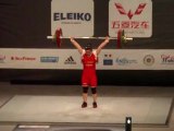 Weightlifting World Championships Paris 2011 - W53kgA - Jing JI_Bronze medal- Snatch 1 - 93kg