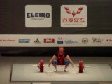 Weightlifting World Championships Paris 2011 - M62kg - Bunyamin SEZER - Snatch 2 - 140kg