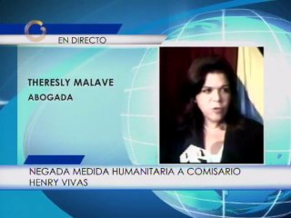 Negada medida humanitaria a comisario Henry Vivas