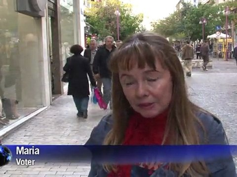 Gregos divergem sobre política