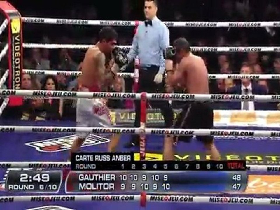 Sébastien Gauthier vs Steve Molitor 2011-11-05