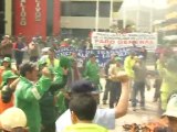 Trabajadores municipales de Lima protestaron para exigir mejoras laborales