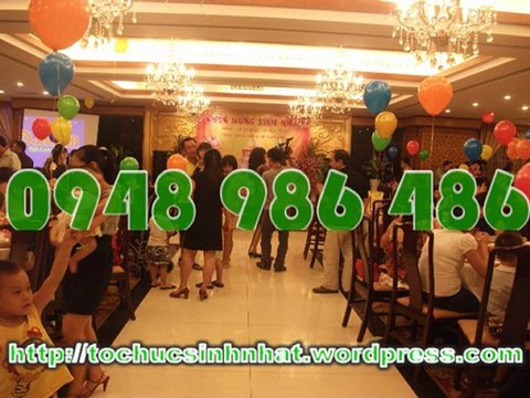 Nơi tổ chức sinh nhật chuyên nghiệp