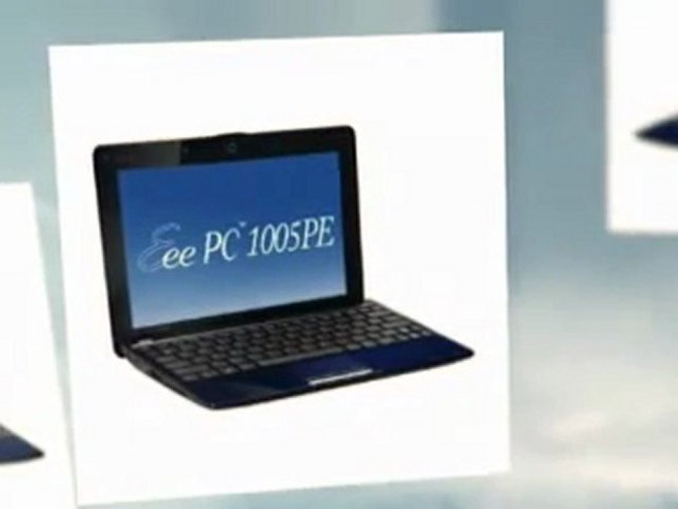 ASUS Eee PC Seashell 1005PE-MU27-BU 10.1-Inch Netbook with Kindle for PC (Blue)