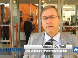 Vincent DE WOLF chef de groupe au Parlement bruxellois