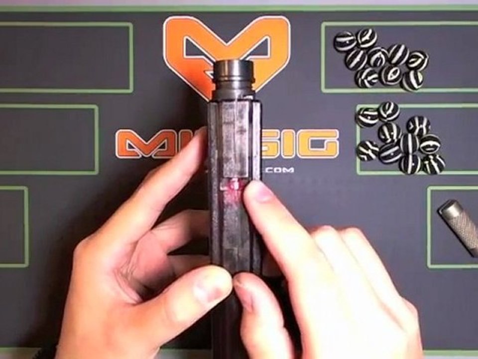 Technique de chargement chargeur 20 billes milsig