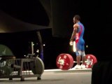 Weightlifting World Championships Paris 2011 - M69kg - Bernardin KINGUE MATAM - Clean and Jerk - 181kg