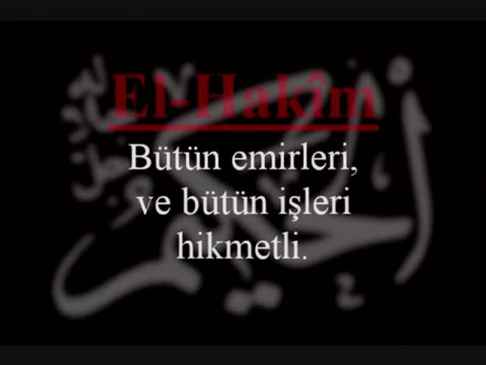 Allah'ın Güzel İsimleri Esma ül Hüsna 99 Names of Allah ilahi Sami Yusuf