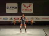 Weightlifting World Championships Paris 2011 - W58kg - Rizelyx RIVERA - Clean and Jerk 1 - 104kg
