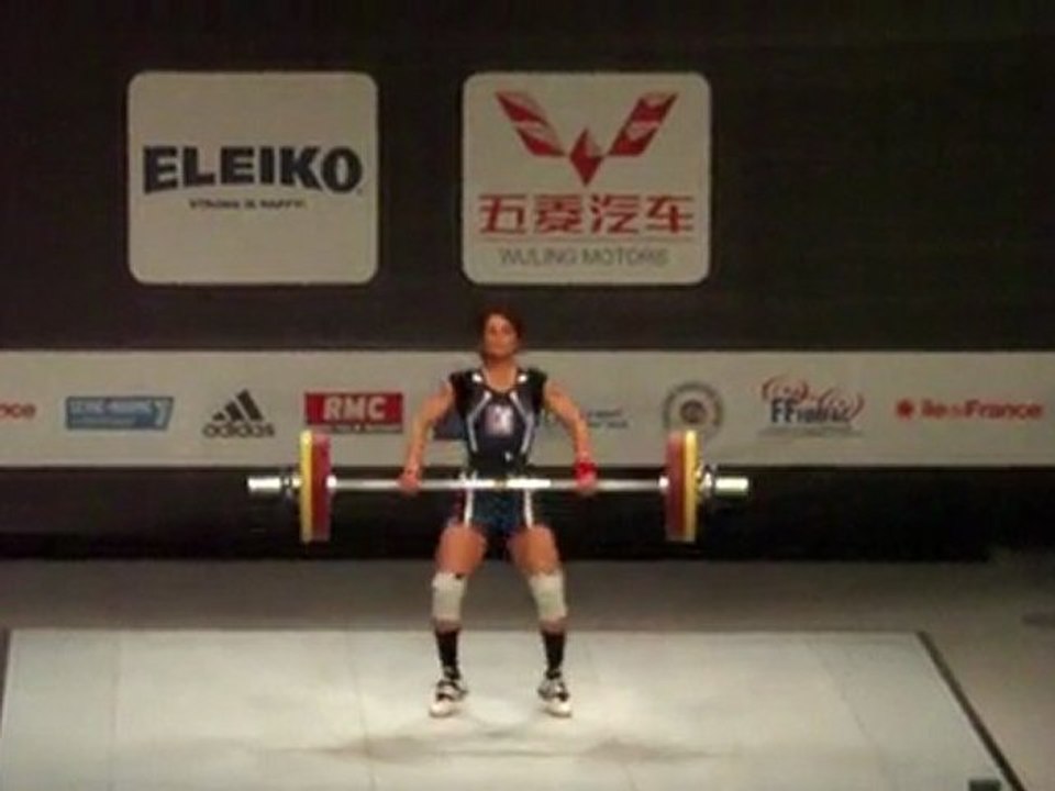 Weightlifting World Championships Paris 2011 - W58kg - Rizelyx RIVERA - Clean and Jerk 1 - 104kg
