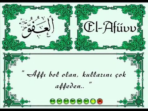 Allah'ın Güzel İsimleri Esma Ül Hüsna