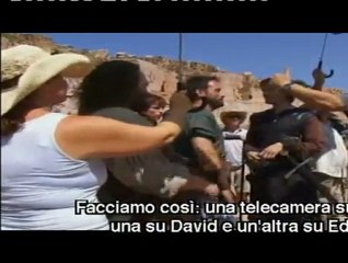 I Pilastri della terra - riprese nella Cava