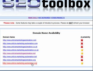 Uncover exact match domain names lightenning fast
