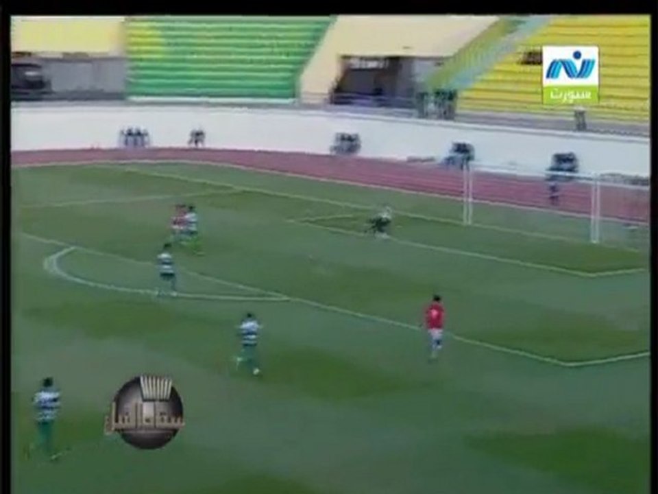 هدف حرس الحدود فى مرمي الانتاج الحربي لـ احمد عبد الغني