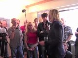Marine Le Pen à la braderie d'Hénin-Beaumont