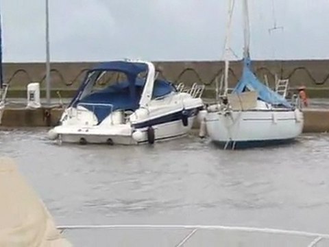 Coup de mer sur le port de Saint-Laurent-du-Var