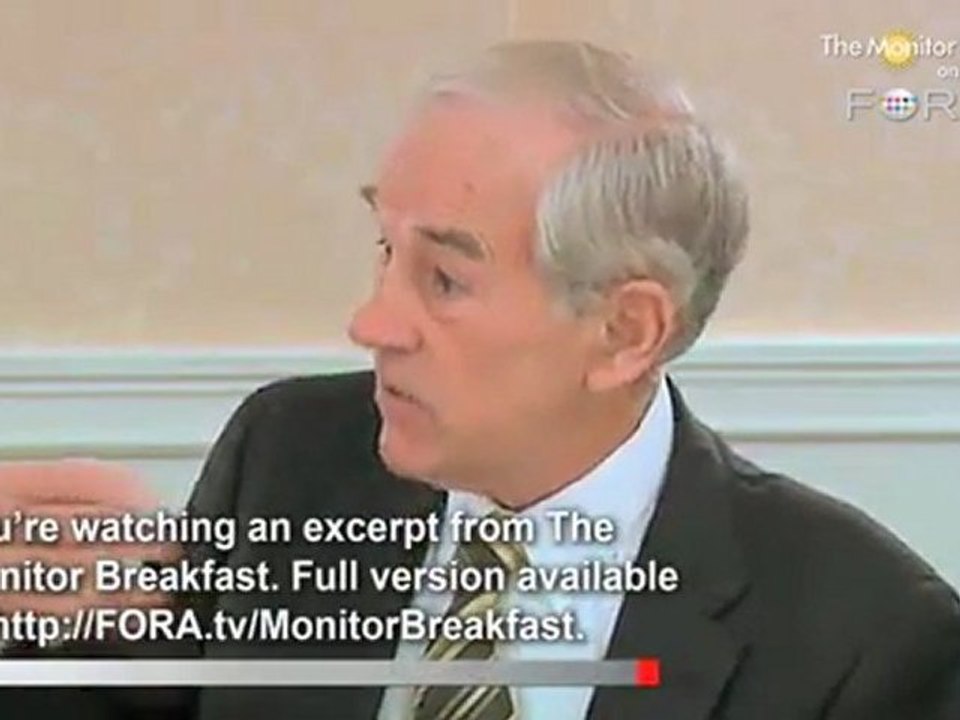 Ron Paul: Rick Perry's Comments on Fed 'Good Politics'