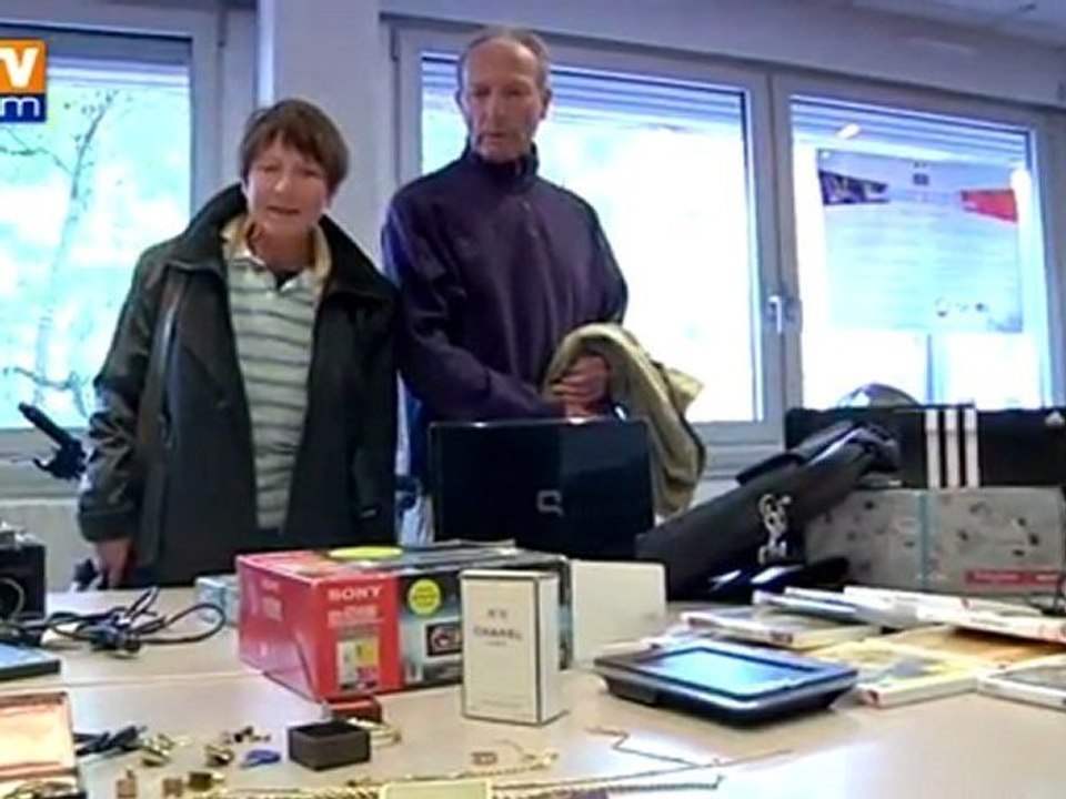 Nancy : objets volés retrouvés par la police