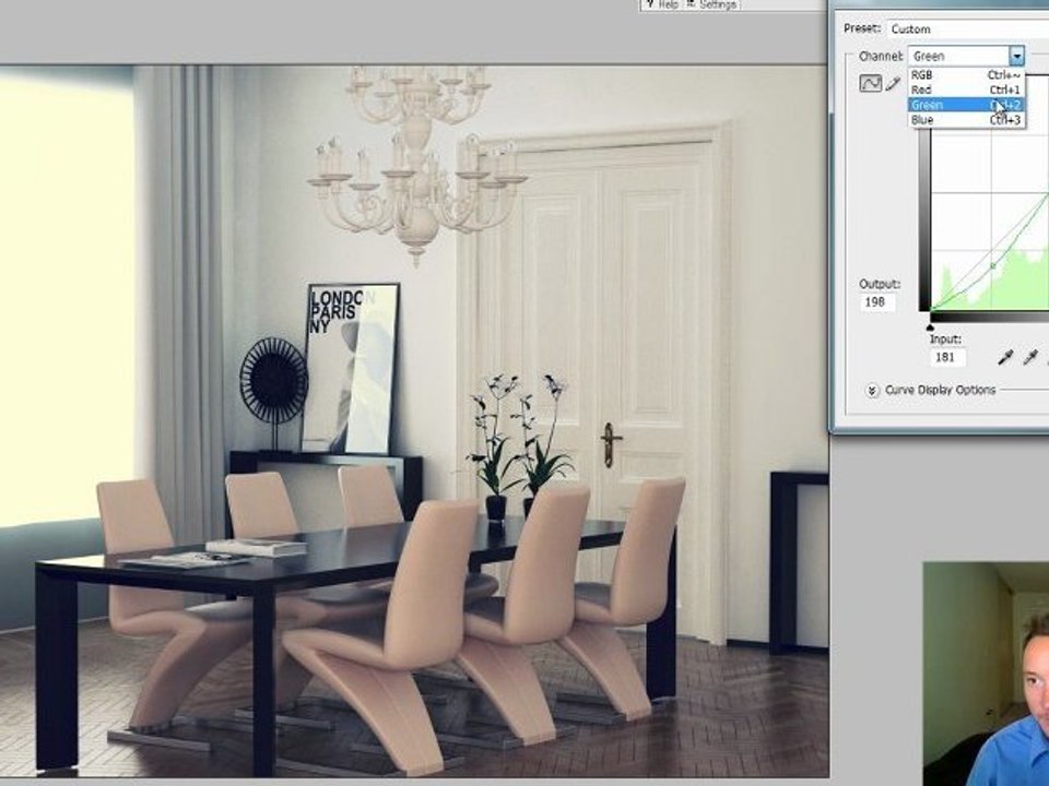 Color Processing with 3D Render