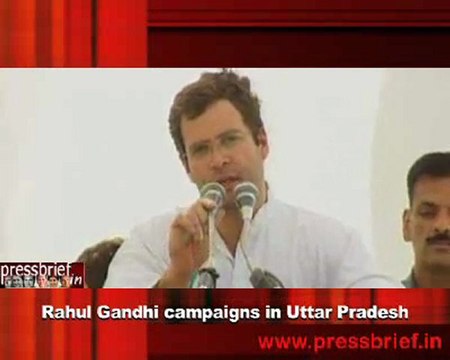 Rahul Gandhi concerns about the lack of development in U.P