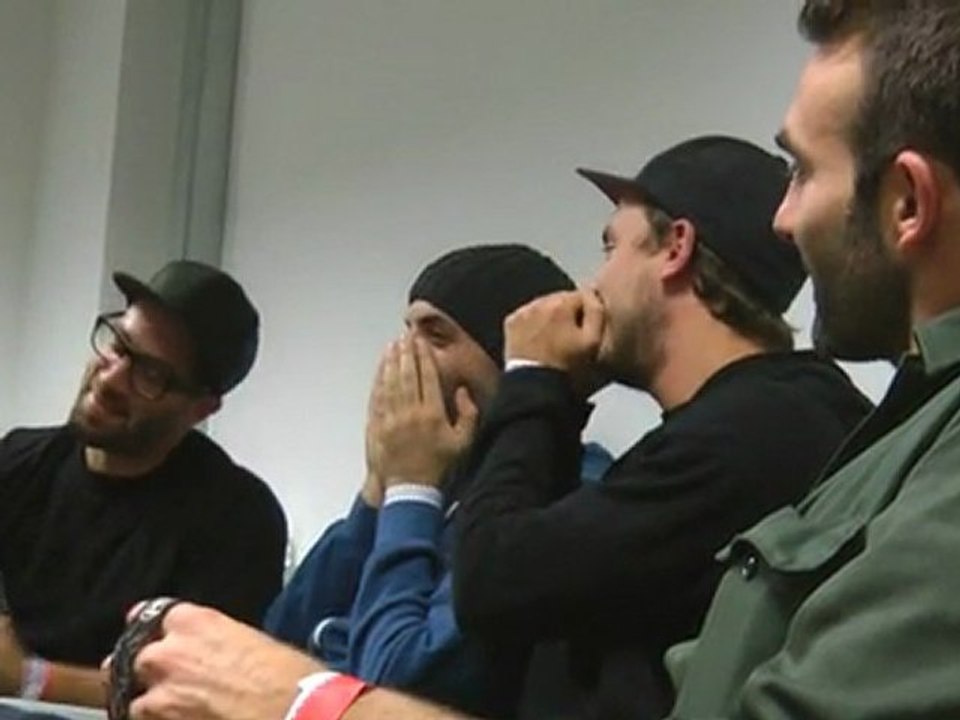 Interview de Chinese man, concert du 5 novembre, au Rich Mix, a Londres