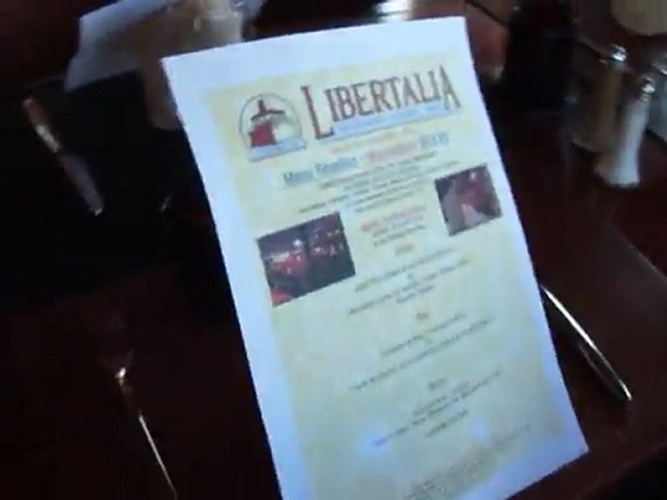 Menu reveillon 2012 au restaurant le libertalia, jour de l'an